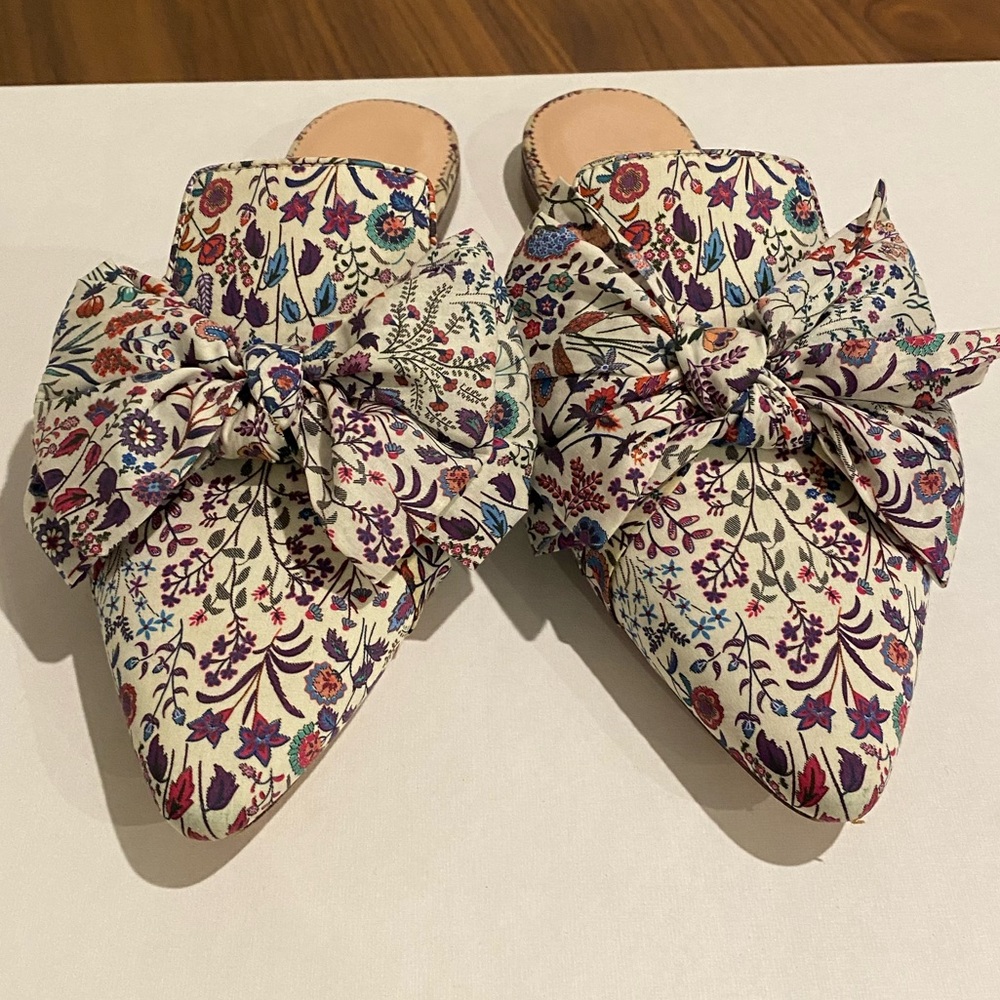 J Crew pointed mules